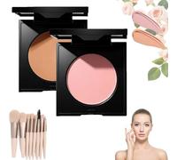 Luminancemilano Éclaircissant pour la Zone Sous-Œil - Poudre Éclaircissante pour les Yeux, Correcteur Anti-Cernes, Hydratant, Fond facile pour un Aspect Lisse, Radiant et Rafraîchi (02+03)