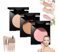 Luminancemilano Éclaircissant pour la Zone Sous-Œil - Poudre Éclaircissante pour les Yeux, Correcteur Anti-Cernes, Hydratant, Fond facile pour un Aspect Lisse, Radiant et Rafraîchi (01+02+03)