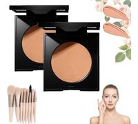 Luminancemilano Éclaircissant pour la Zone Sous-Œil - Poudre Éclaircissante pour les Yeux, Correcteur Anti-Cernes, Hydratant, Fond facile pour un Aspect Lisse, Radiant et Rafraîchi (03+03)