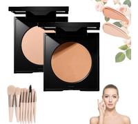 Luminancemilano Éclaircissant pour la Zone Sous-Œil - Poudre Éclaircissante pour les Yeux, Correcteur Anti-Cernes, Hydratant, Fond facile pour un Aspect Lisse, Radiant et Rafraîchi (01+03)