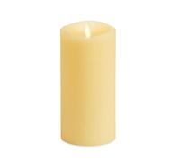 Luminara Bougie pilier réaliste à flamme mobile - Lumières LED - Non parfumée - Prêt à distance - Ivoire (19 cm de large x 15,6 cm de haut)