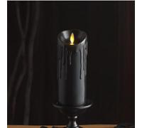 Luminara Bougie sans flamme à LED en cire véritable sans parfum - Sans parfum - Prêt à l'emploi - Minuteur (7,6 x 16,5 cm)