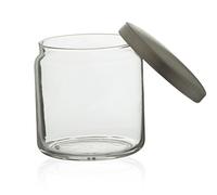 Luminarc 1121611 Box Mania Pot avec Couvercle Métal/Verre Transparent 11 x 11 x 12 cm