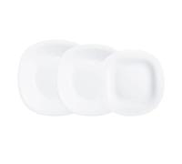 Luminarc - Assietes Luminarc Carine Blanc Verre (18 Pcs)