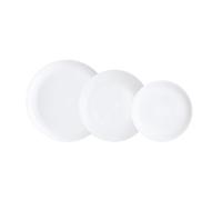Luminarc 5424166 PAMPILLE BLANC - Vaisselle Verre 18 Pièces