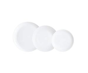 Luminarc 5424166 PAMPILLE BLANC - Vaisselle Verre 18 Pièces