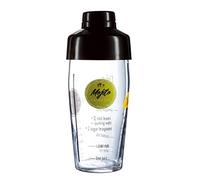 Luminarc Shaker à cocktail biconique en verre Cocktail Fusion 58,5 cl Noir