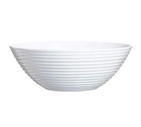 Luminarc 8013929 Saladier Harena, Verre, Blanc, 27 cm, 27,2 x 27,2 x 10 cm