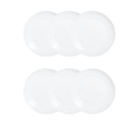 Luminarc Apy Lot de 6 assiettes plates Opale 25 cm Opale Passe au micro-ondes Empilable