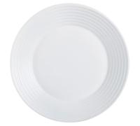 Luminarc - Assiette à soupe HARENA (3 cm x 23,5 cm x 23,5 cm) (Blanc)