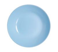 Luminarc Assiette creuse, soupe, ronde, 20cm, bleue, Diwali Light Blue