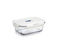 Luminarc Baltic Récipient rectangulaire hermétique en verre 16 x 11 x 7 cm - 82 cl