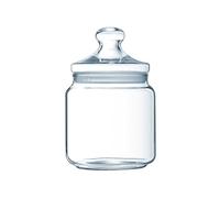 Bonbonnière en Verre, contenance 0,75 litre, de diamètre 10 cm et de hauteur 18 cm, vendue à l'unité.Elégante bonbonnière en verre