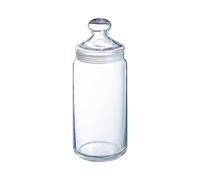 Luminarc - Bocal en Verre Club - Look Vintage - Pot à Fermeture Hermétique - Conservation Produits Secs - 100% Sain pour les Aliments - Sans Bisphénol A - Passe au Lave-Vaisselle - Contenance 1,5 l