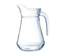 Luminarc - Broc à Anse Transparent - Verre Trempé - Compatible Lave-Vaisselle - Préhension Facile - Fabrication en France - Pichet Contenance 1 Litre