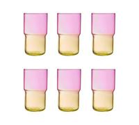 Luminarc Candy Mix Set de 6 verres haut en verre 32 cl Sodo Passe au micro-ondes empilable