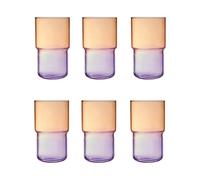 Luminarc Candy Mix Set de 6 verres haut en verre 32 cl Sodo Passe au micro-ondes empilable