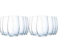 Luminarc - Collection Menades - 6 verres à eau 40 cl - Fabriqués en France - Emballage renforcé (Lot de 2)