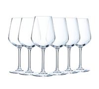 Luminarc - Collection Vinetis - 6 verres à pied 50 cl - Design moderne et élégant - Fabriqués en France - Emballage renforcé