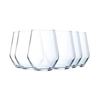 Luminarc - Collection Vinetis - 6 verres haut 40 cl - Design moderne et élégant - Fabriqués en France - Emballage renforcé, Bleu