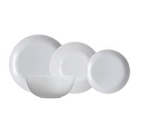 Luminarc Diwali Granit Vaisselle Opale Gris 19 Pièces-6 Personnes