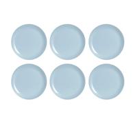 Luminarc Diwali Paradise Lot de 6 assiettes à dessert opale 25 cm Opale Passe au micro-ondes Passe au réfrigérateur empilable
