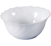 Luminarc E9672 Trianon Saladier / bol verre opalin, Ø 12 cm, blanc (1 pièce)