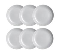 Luminarc Lot de 6 assiettes à dessert Pampille Granit en verre opale 19 cm