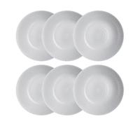 Luminarc Lot de 6 assiettes creuses Pampille Granit en verre opale 20 cm