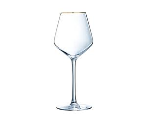 Luminarc P7630- Verre à pied 38cl Ultime Bord Or Cristal D'arques
