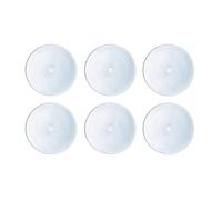 Luminarc Pampille Clear Lot de 6 assiettes plates en verre compatibles micro-ondes