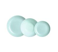 Luminarc Pampille Turquoise Vaisselle Opale 18 Pièces - 6 Personnes Turquoise
