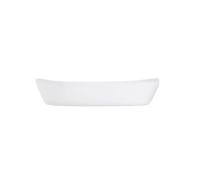 Luminarc - Plat rectangulaire Blanc Smart Cuisine Carine 250°C - Plat à Four en Verre Innovant - Léger et Extra-Résistant - Nettoyage Facile - Fabrication en France - Dimensions 34x25cm