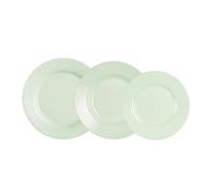 Luminarc Plumi Paradise Vaisselle Opale 18 pièces - 6 personnes Vert