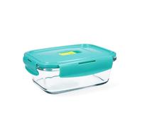 Luminarc Pure Box Holy Récipient rectangulaire hermétique en verre bicolore 82 cl