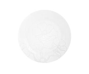 Luminarc Q0273- Assiette à dessert 19cm Poppy Flowers White Lot de 6