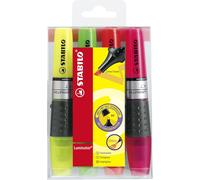 Luminator-Surligneur-Pochette X 4 Surligneurs Fluo-Coloris Assortis
