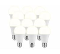 Luminea 12 ampoules LED E27 High Power 11 W - Blanc chaud