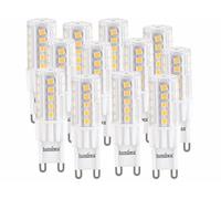 Luminea 12 ampoules LED G9 - 4.5 W - 480 lm - Blanc chaud