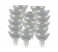 Luminea 18 spots LED GU5.3 - 3 W - 250 lm - Blanc lumière du jour