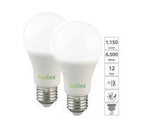 Luminea 2 ampoules LED avec radar et capteur d'obscurité 12 W / 1150 lm - blanc du jour