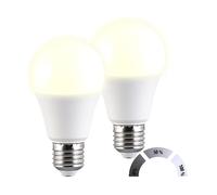 Luminea 2 ampoules LED E27 / 1521 lm / blanc chaud avec 3 niveaux de luminosité