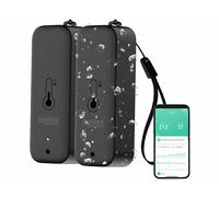 Luminea 2 capteurs de température et d'humidité étanches connectés - noir