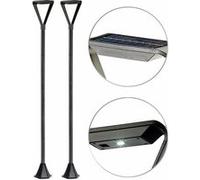 Luminea : 2 lanternes de jardin solaires 50 lm SWL-50 G