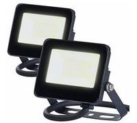 : 2 mini projecteurs LED résistants aux intempéries - 10 W - 800 lm - Blanc chaud