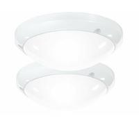 Luminea 2 plafonniers à LED High-Power 16 W avec détecteur de mouvement