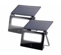 Luminea 2 projecteurs LED solaires 1300 lm FTR-102 avec détecteur de mouvement