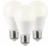 Luminea 3 ampoules LED E27-11 W - 1050 lm - Blanc chaud