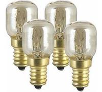 Luminea 4 ampoules pour four E14 / T26 / 100 lm / 25 W / blanc chaud