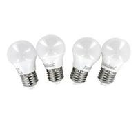 Luminea : 4 ampoules rétro LED E27 3 W - Blanc chaud